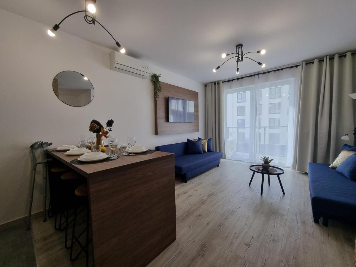 Q Apart Enter- Klimatyzowany 2 Pokojowy Apartament Przy Manufakturze Z Garazem Gratis, Fv Lodz (Lodz) Ngoại thất bức ảnh